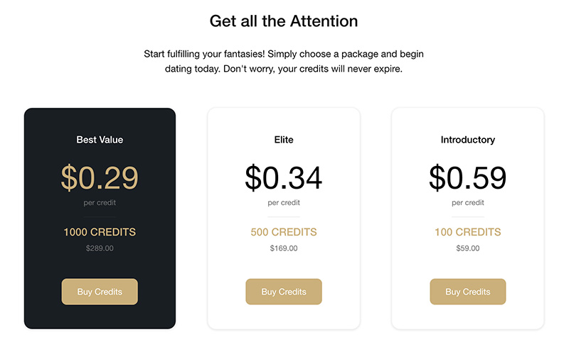 oursecret prices